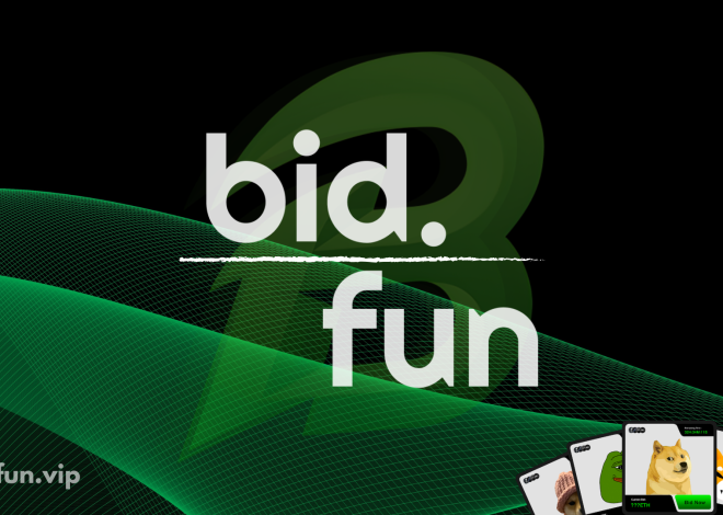 bid.fun Launches Innovative Token Auction Platform, $BID Price Climbs Steadily